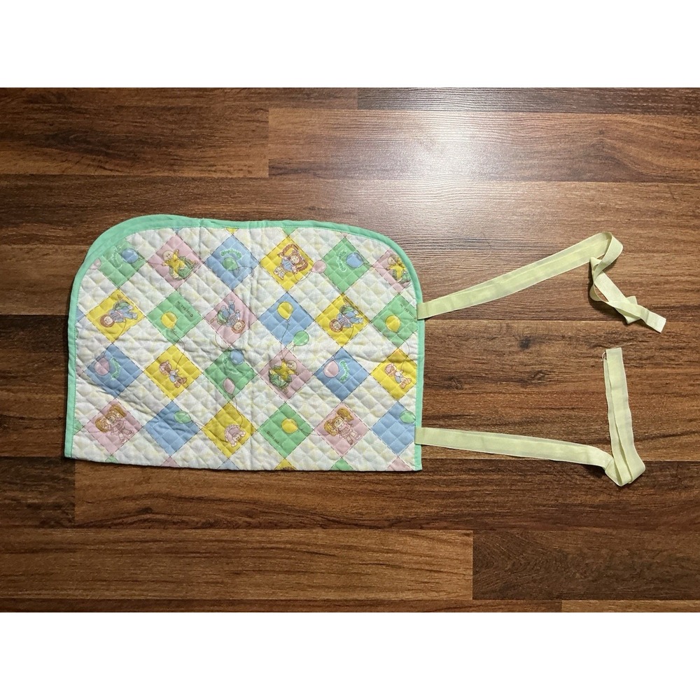 1983 Coleco Cabbage Patch Kids Quilted Blanket Sleeping Bag For Doll 19in X 13in